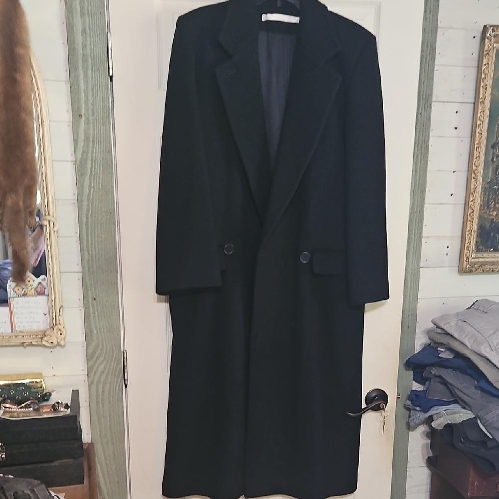 Women's Black Overcoat